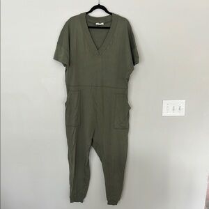 Women’s army green jumpsuit
